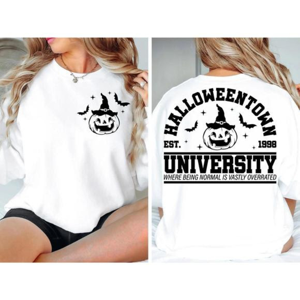 town University  Shirt  Spooky Vibes 2 Sided Shirt